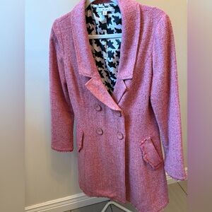CAbi Pink Textured Blazer
